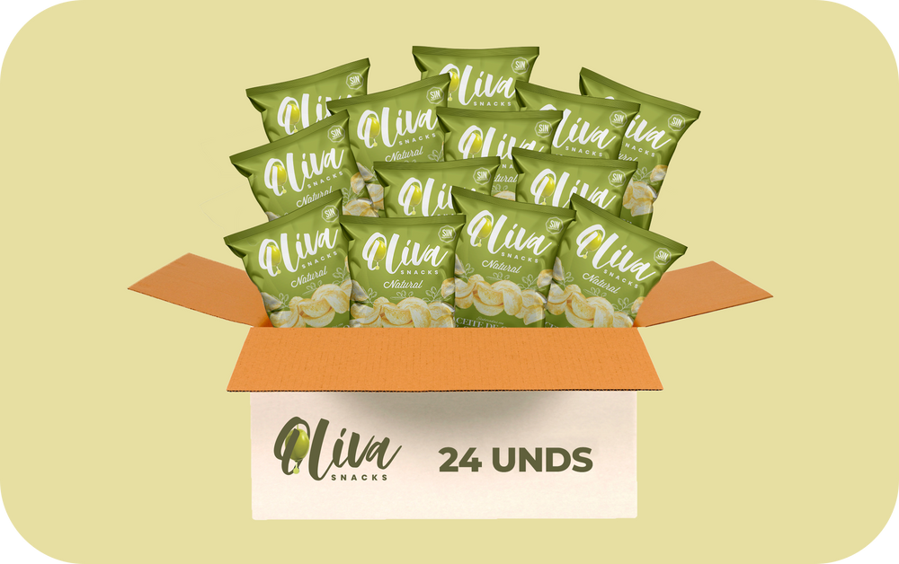 Oliva Snacks Natural 85grs X24UNDS
