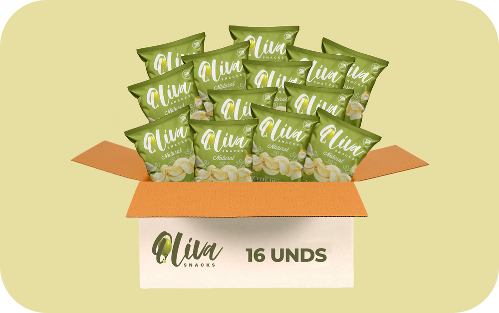 Oliva Snacks Natural 150grs X16UNDS